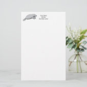 Papeterie Dessin vintage Manate (Debout devant)