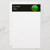 Papeterie Détail shamrock du COEUR CÉLTIQUE DE SAINT PATRICK (Devant / Derrière)