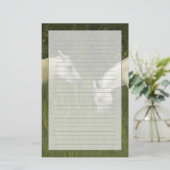 Papeterie Deux chevaux mangeant l'herbe (Debout devant)