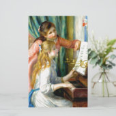 Papeterie Deux filles au piano - Pierre Auguste Renoir (Debout devant)