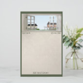 Papeterie d'immobiliers (Debout devant)