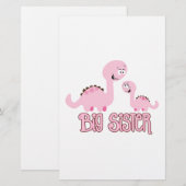 Papeterie Dinosaur Grande Soeur (Devant / Derrière)