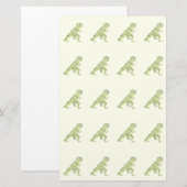 Papeterie Dinosaure en points (Devant / Derrière)