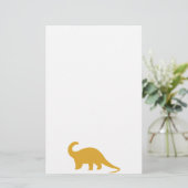 Papeterie Dinosaure jaune (Debout devant)