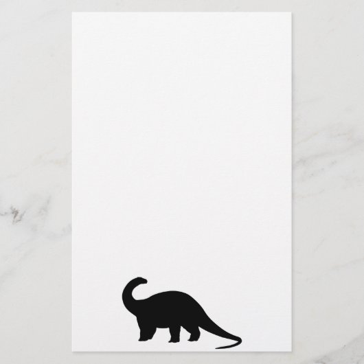 Papeterie Dinosaure noir (Devant)