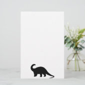 Papeterie Dinosaure noir (Debout devant)