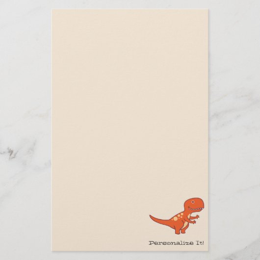 Papeterie Dinosaure rouge 0219 (Devant)