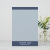 Papeterie Diplôme - Bordure de base de la marine avec classe (Debout devant)