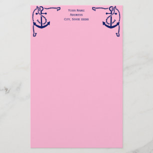 Papeterie do-it-yourself Couleurs Coin Ancre avec corde Mari