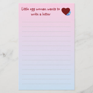Papeterie Document écrit pour les enfants