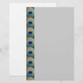 Papeterie d'oeil de paon (Devant / Derrière)