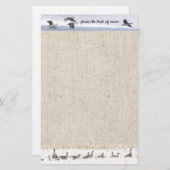 Papeterie d'oies de migration (Devant / Derrière)