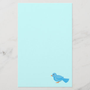 Papeterie d'oiseau bleu