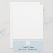 Papeterie Dollar de sable (Devant / Derrière)