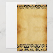 Papeterie DOMMAGE DE PARCHEMENT Brown (Devant / Derrière)