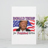 Papeterie Donald Trump (Debout devant)
