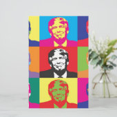 Papeterie Donald Trump Pop Art (Debout devant)