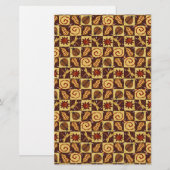 Papeterie Doodles d'automne (Devant / Derrière)