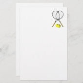 Papeterie Double Tennis Sport Thème (Devant / Derrière)