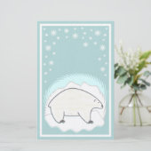 Papeterie d'ours blanc (Debout devant)