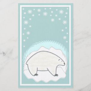 Papeterie d'ours blanc