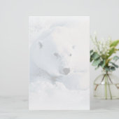 Papeterie d'ours blanc et de neige (Debout devant)