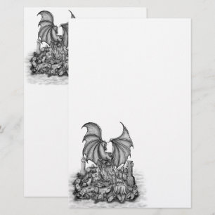 Papeterie Dragon avec Zombie