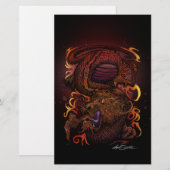Papeterie Dragon (conception de signature) (Devant / Derrière)