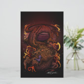 Papeterie Dragon (conception de signature) (Debout devant)