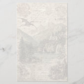 Papeterie Dragons et conception d'inspiration médiévale (Devant)