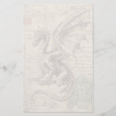Papeterie Dragons et conception d'inspiration médiévale (Devant)