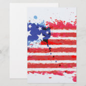 Papeterie drapeau américain (Devant / Derrière)