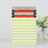 Papeterie Drapeau américain (Debout devant)