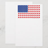 Papeterie Drapeau américain de Wall Street (Devant / Derrière)