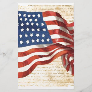 Papeterie Drapeau américain vintage