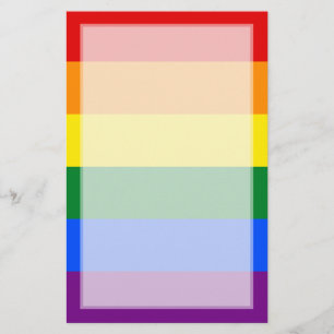 Papeterie Drapeau arc-en-ciel Gay pride LGBT