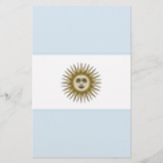 Papeterie Drapeau Argentine (Devant)