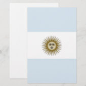 Papeterie Drapeau Argentine (Devant / Derrière)