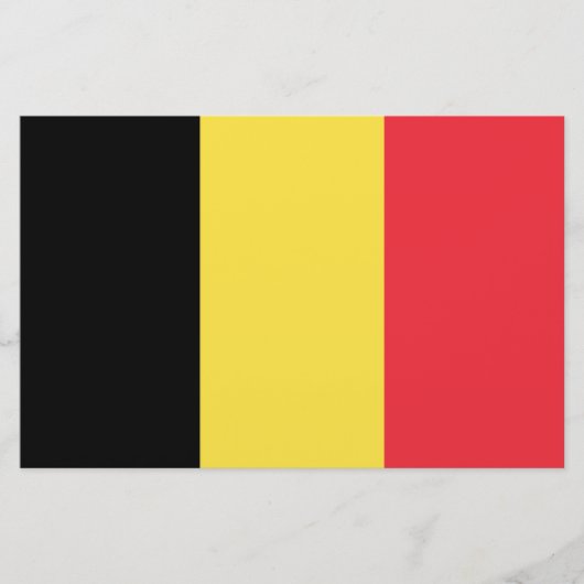 Papeterie Drapeau belge (Devant)