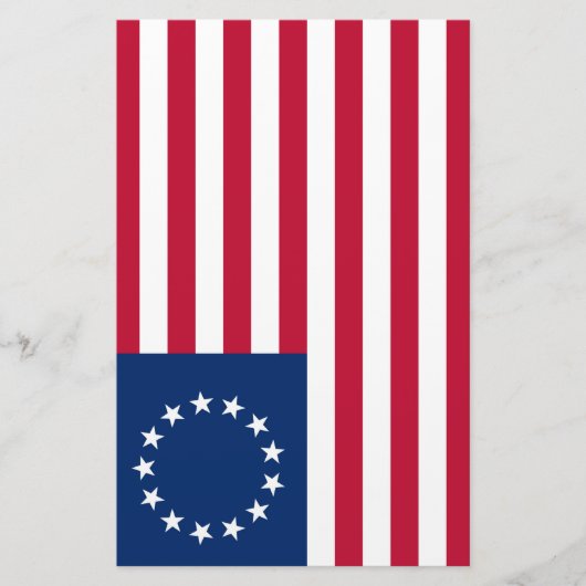 Papeterie Drapeau Betsy Ross (Devant)