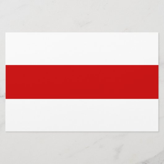 Papeterie Drapeau biélorusse (rouge et blanc) (Devant)