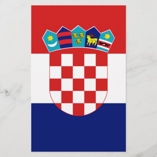 Papeterie Drapeau croate - Trobojnica (Devant)