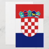 Papeterie Drapeau croate - Trobojnica (Devant / Derrière)