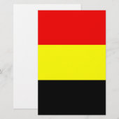 Papeterie Drapeau de Belgique (Devant / Derrière)