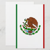 Papeterie Drapeau de Cinco de Mayo au Mexique (Devant / Derrière)