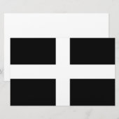 Papeterie Drapeau de Cornouailles (Cornwall) (Comté d'Anglet (Devant / Derrière)