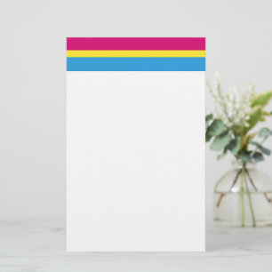Papeterie drapeau de fierté pansexuelle SlipperyJoe rose amb
