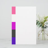 Papeterie Drapeau de Genderfluid (Debout devant)