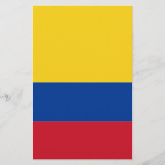 Papeterie Drapeau de la Colombie (Devant)