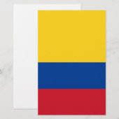 Papeterie Drapeau de la Colombie (Devant / Derrière)